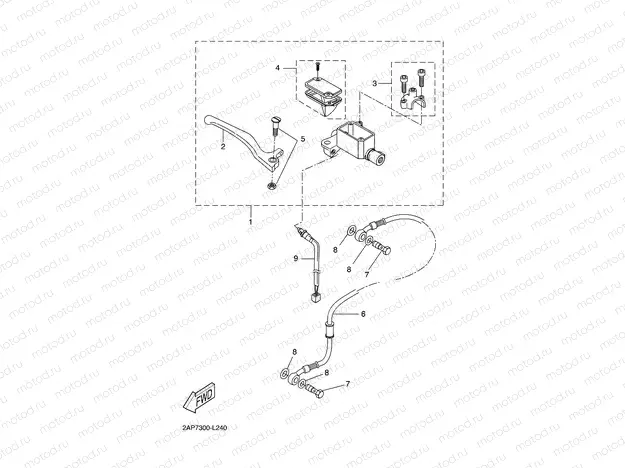 FRONT MASTER CYLINDER