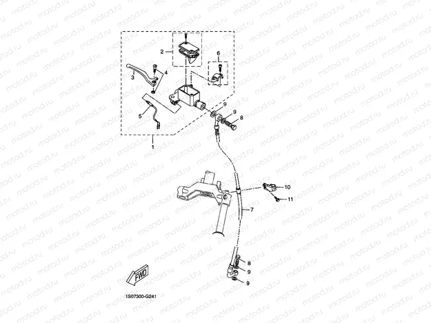 FRONT MASTER CYLINDER