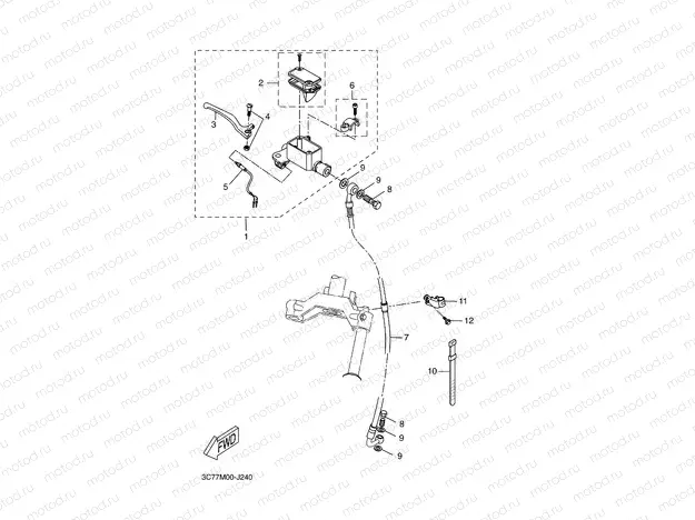 FRONT MASTER CYLINDER