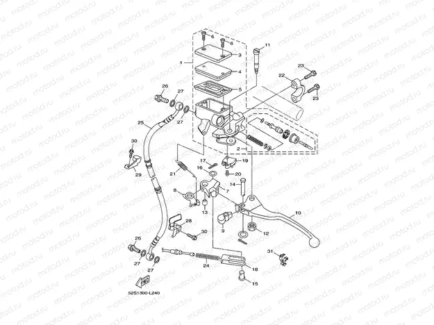 FRONT MASTER CYLINDER