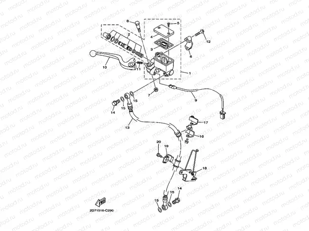 FRONT MASTER CYLINDER