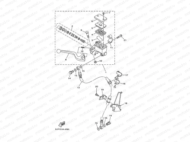 FRONT MASTER CYLINDER