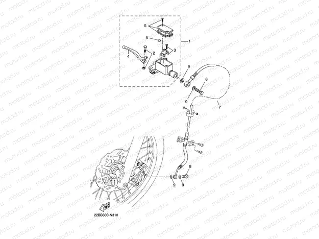 FRONT MASTER CYLINDER