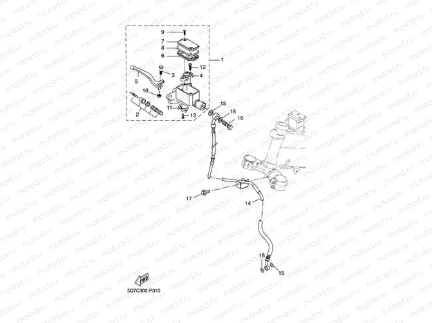 FRONT MASTER CYLINDER
