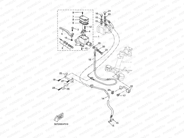 FRONT MASTER CYLINDER