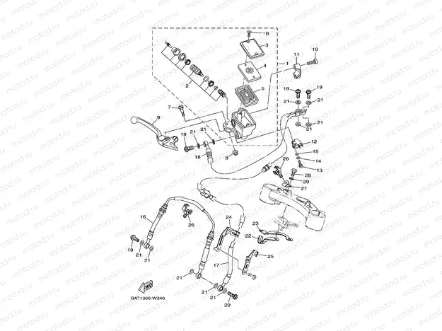 FRONT MASTER CYLINDER