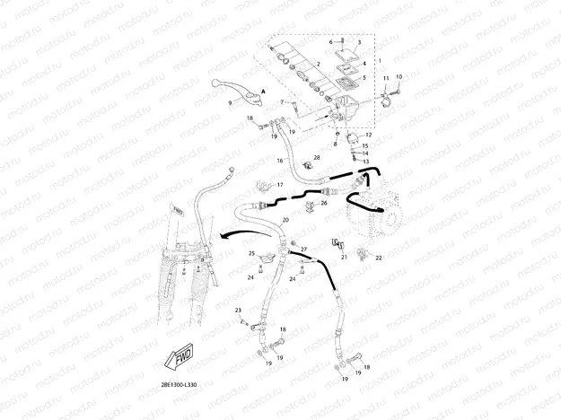 FRONT MASTER CYLINDER