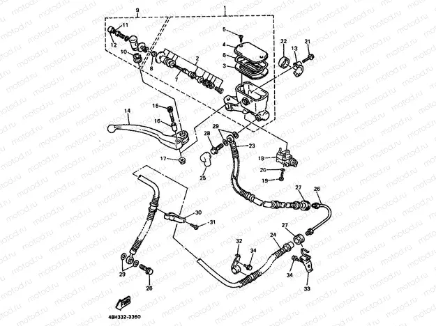 FRONT MASTER CYLINDER
