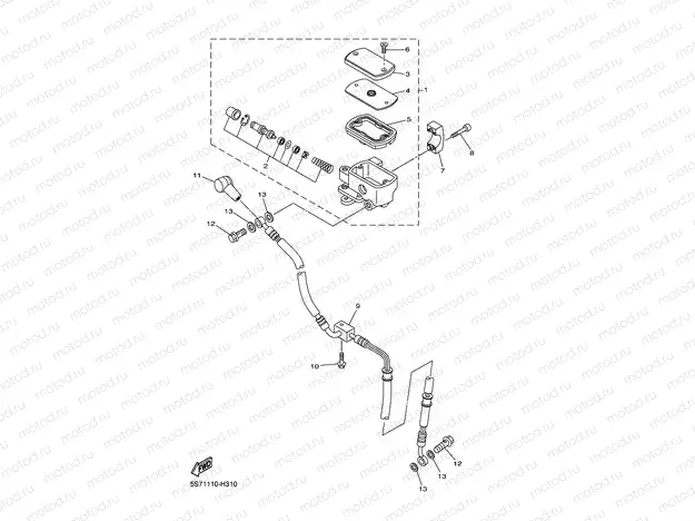 FRONT MASTER CYLINDER