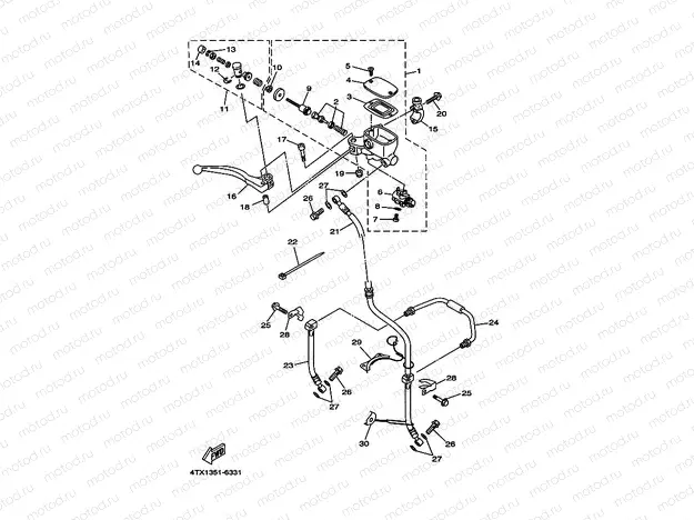 FRONT MASTER CYLINDER