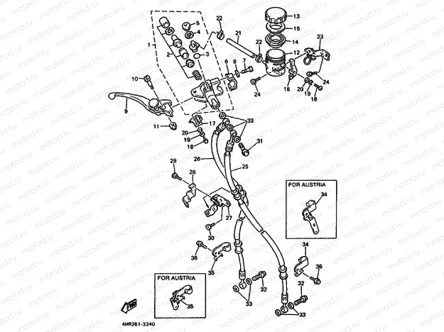FRONT MASTER CYLINDER