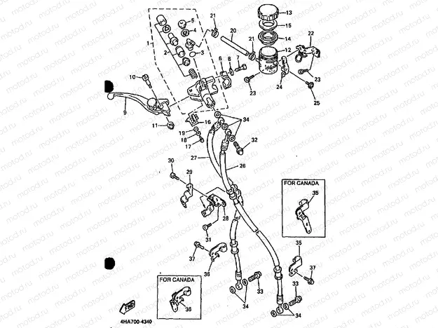 FRONT MASTER CYLINDER