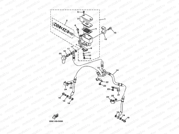 FRONT MASTER CYLINDER