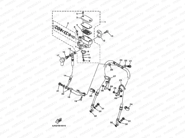 FRONT MASTER CYLINDER