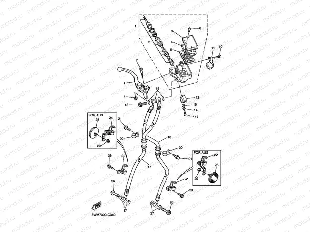 FRONT MASTER CYLINDER