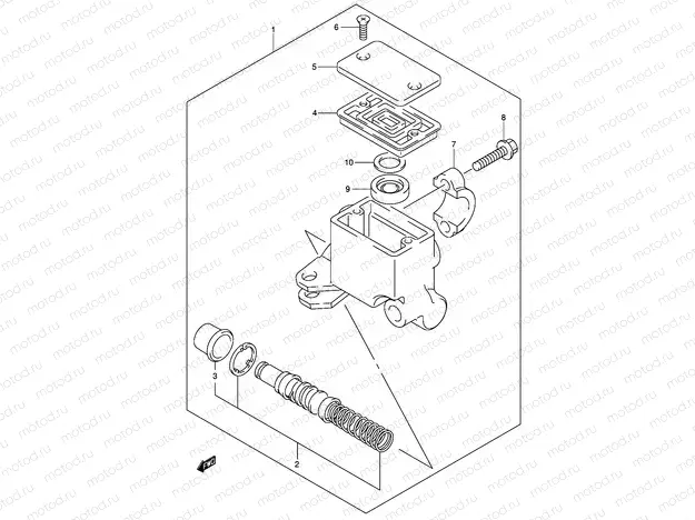 FRONT MASTER CYLINDER
