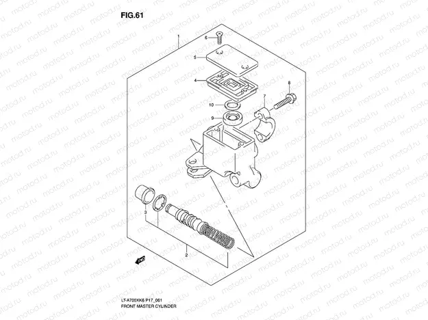 FRONT MASTER CYLINDER