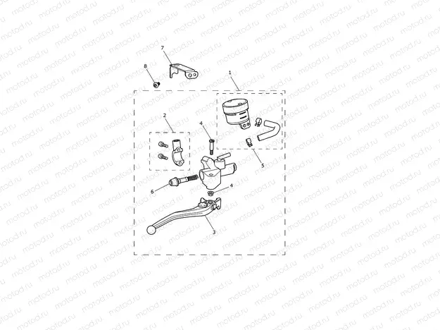 Front Master Cylinder 914973