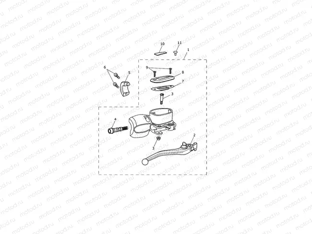 Front Master Cylinder Assy