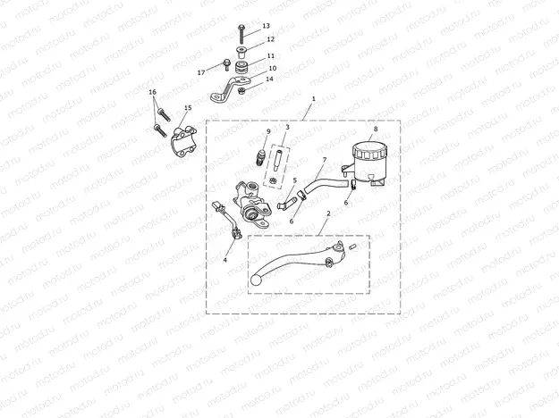 Front Master Cylinder Assy