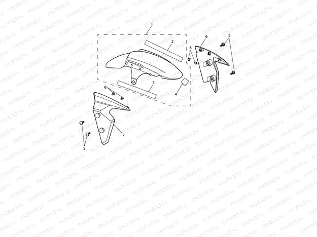 Front Mudguard