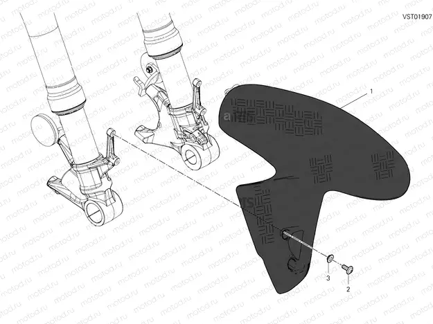 FRONT MUDGUARD [MOD:PANV4916]