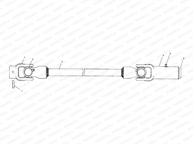FRONT PROP SHAFT - A03CD32AA/AB/AC (4975217521B08) | FRONT PROP SHAFT - A03CD32AA/AB/AC (4975217521B08)