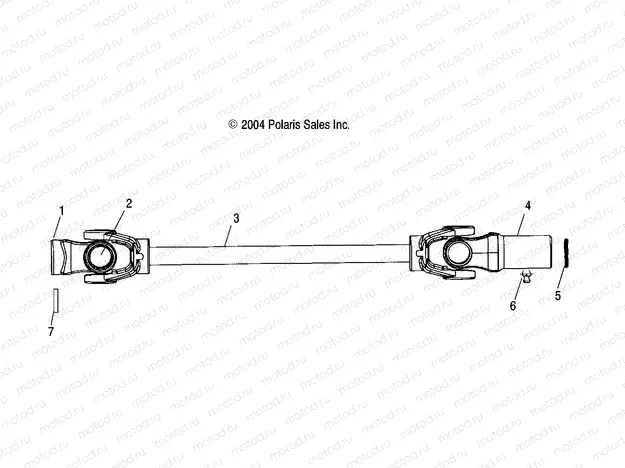 FRONT PROP SHAFT - A05JD32AA (4995169516B08) | FRONT PROP SHAFT - A05JD32AA (4995169516B08)