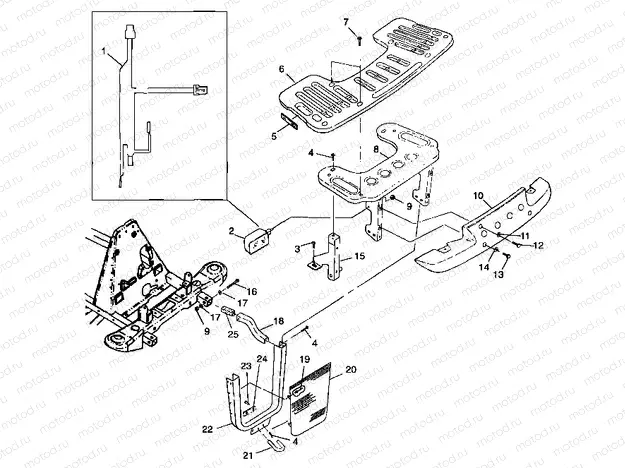 FRONT RACK and BUMPER MOUNTING - A99CC28CA (4949484948a010) | FRONT RACK and BUMPER MOUNTING - A99CC28CA (4949484948a010)