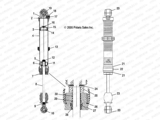 FRONT SHOCK - A05GJ50AA (4999201849920184B14) | FRONT SHOCK - A05GJ50AA (4999201849920184B14)