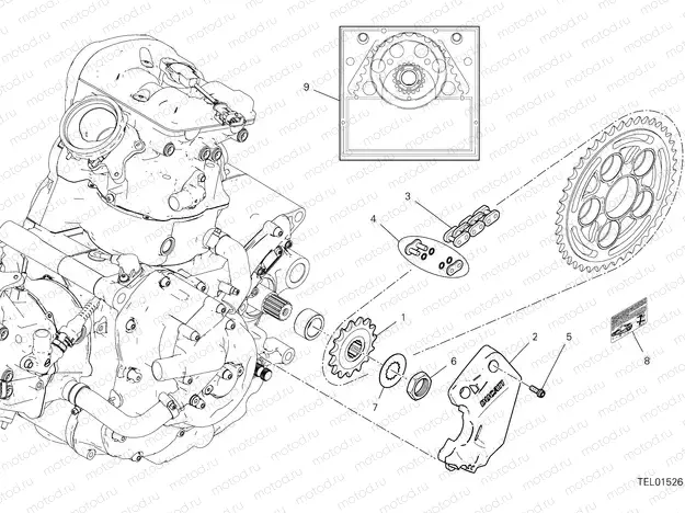 FRONT SPROCKET - CHAIN