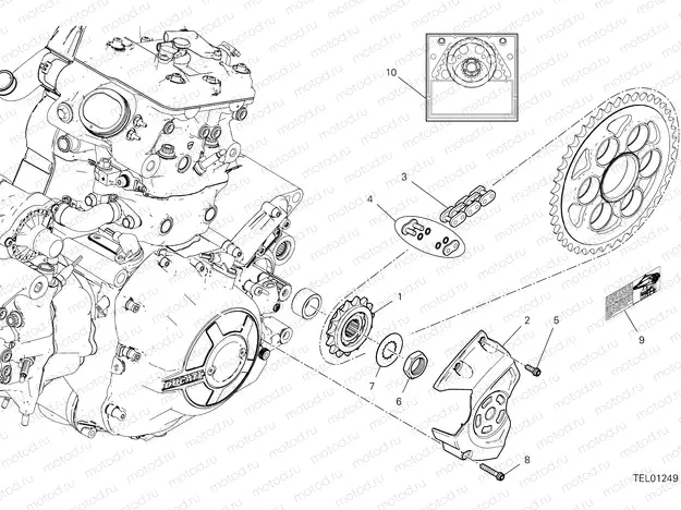 FRONT SPROCKET - CHAIN