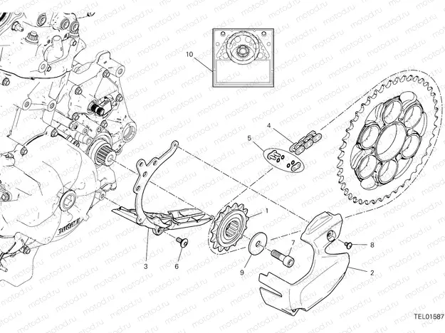 FRONT SPROCKET - CHAIN