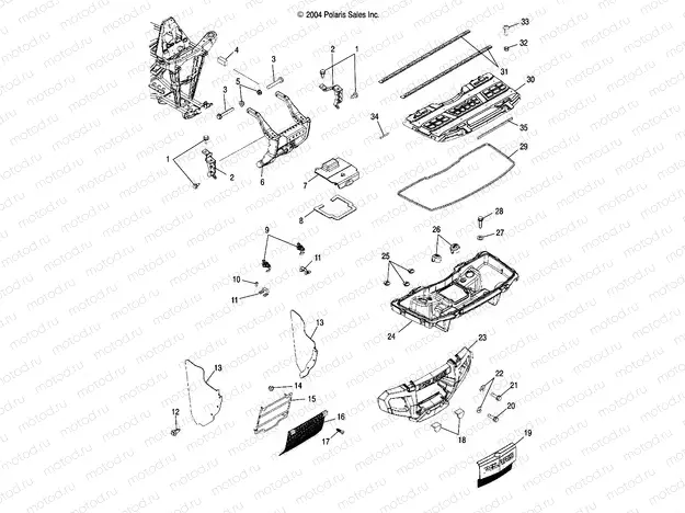 FRONT STORAGE and BUMPER MOUNTING - A05MH50AB/AC/AG/AH/AL/AT/FB (4994169416A07) | FRONT STORAGE and BUMPER MOUNTING - A05MH50AB/AC/AG/AH/AL/AT/FB (4994169416A07)