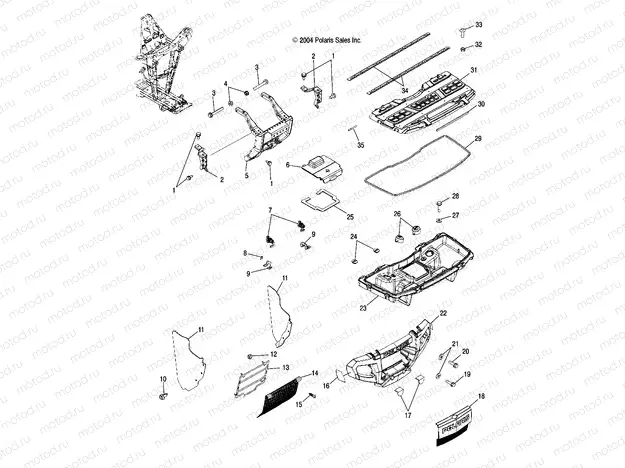 FRONT STORAGE and BUMPER MOUNTING - A05MH68AK/AN/AD (4994229422A07) | FRONT STORAGE and BUMPER MOUNTING - A05MH68AK/AN/AD (4994229422A07)