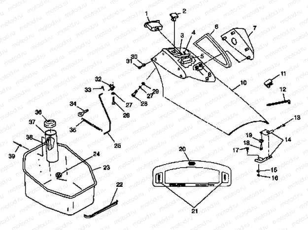 FRONT STORAGE COMPARTMENT - I984590 (4946314631a008) | FRONT STORAGE COMPARTMENT - I984590 (4946314631a008)
