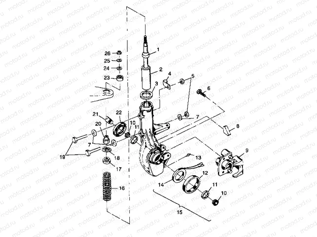 FRONT STRUT - A99CG38CA (4949634963B003) | FRONT STRUT - A99CG38CA (4949634963B003)