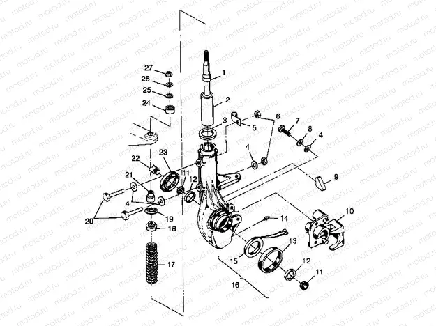 FRONT STRUT - A99CH45IA (4949154915B005) | FRONT STRUT - A99CH45IA (4949154915B005)