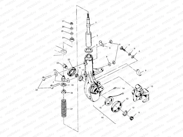 FRONT STRUT - C10CL50AA (4978707870B03) | FRONT STRUT - C10CL50AA (4978707870B03)
