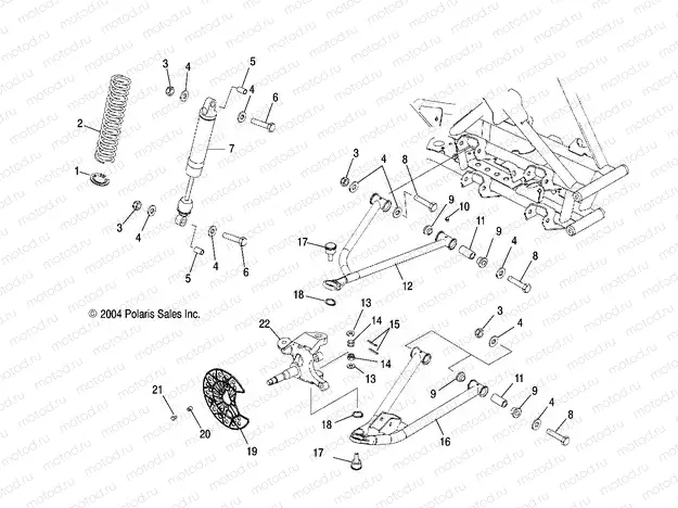 FRONT SUSPENSION - A05GJ50AA/AB/AC (4995119511B04) | FRONT SUSPENSION - A05GJ50AA/AB/AC (4995119511B04)