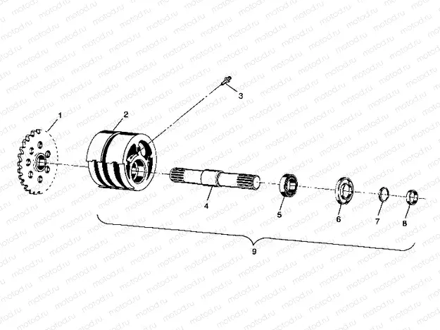 FRONT TIGHTENER - A99CC28CA (4949484948b004) | FRONT TIGHTENER - A99CC28CA (4949484948b004)