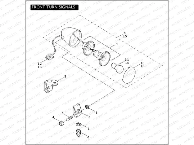 FRONT TURN SIGNALS
