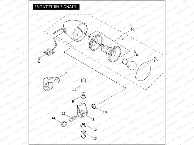 FRONT TURN SIGNALS