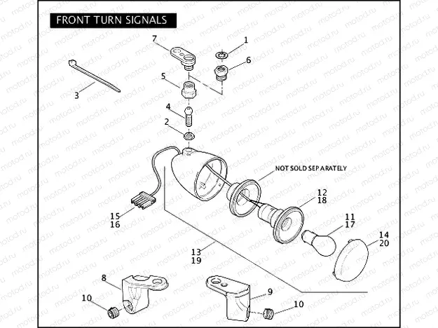 FRONT TURN SIGNALS