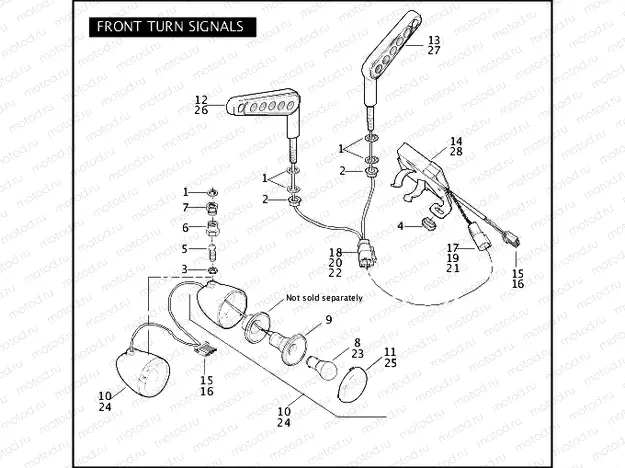 FRONT TURN SIGNALS