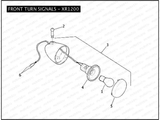 FRONT TURN SIGNALS - XR1200
