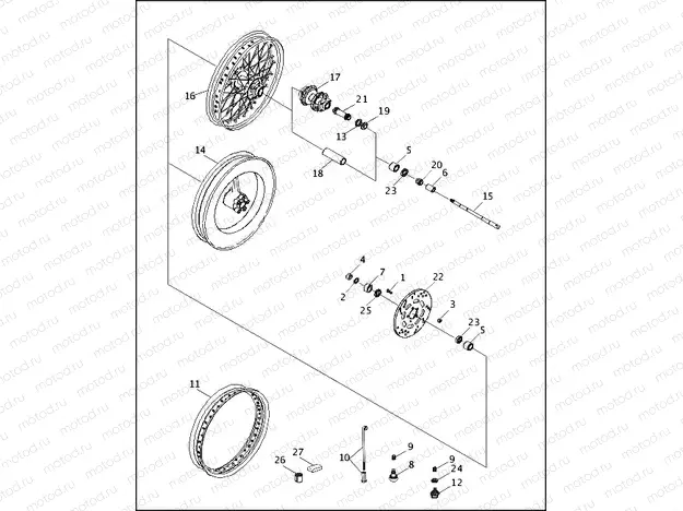 FRONT WHEEL (1 OF 2)