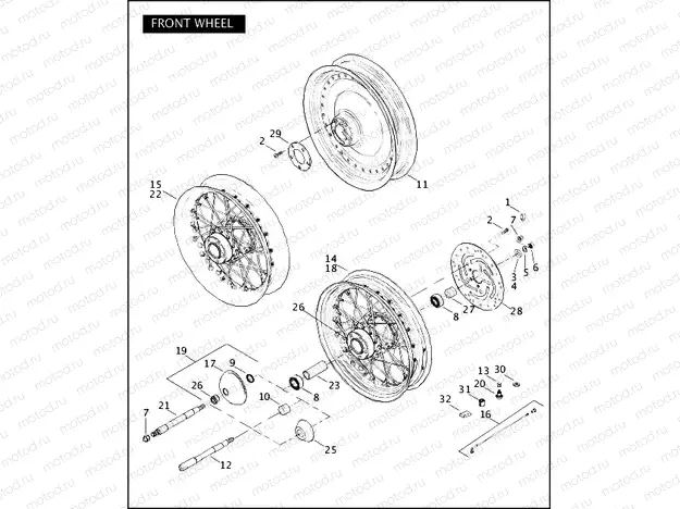 FRONT WHEEL (1 OF 2)