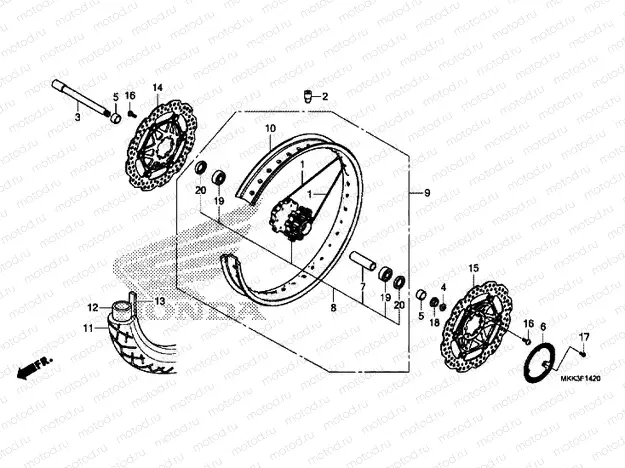 FRONT WHEEL