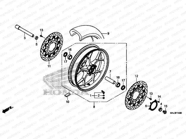 FRONT WHEEL